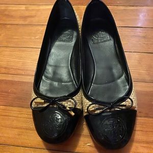 Tory Burch flats two toned